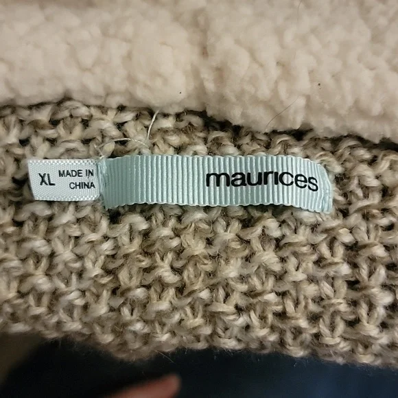 Like New, Knitted Fleece Cardigan - Picture 5 of 5